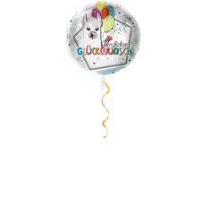 Herzlichen Glückwunsch Lama Ballon - 43cm