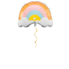 Regenbogen pastell Ballon - 55cm