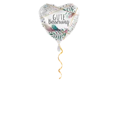 Gute Besserung Herz Ballon - 43cm