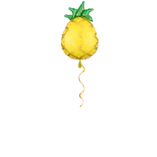 Ananas gold/grün Ballon - 50cm