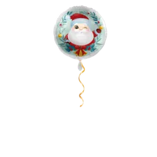 Weihnachtsmann zwinkernd Ballon - 43cm