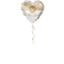 Goldene Hochzeit Zahl 50 Ballon - 43cm