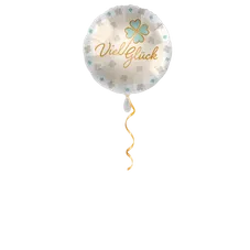 Viel Glück Kleeblatt Ballon - 43cm