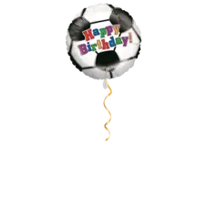 Happy Birthday Fussball Ballon - 46cm