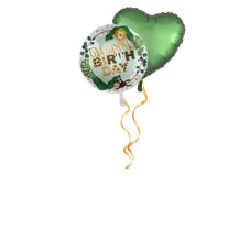 Happy Birthday Jungle Friends Ballon-Set