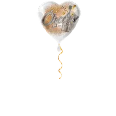Cheers guten Rutsch Ballon - 43cm