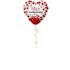 Frisch verheiratet Herz Ballon - 43cm