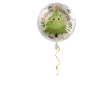 Fröhliche Weihnachten Baum Ballon - 43cm