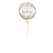 Happy Birthday pastel Ballon - 46cm