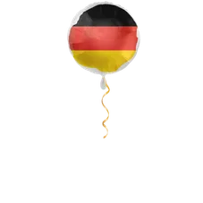 Deutschland Flagge Ballon - 43cm