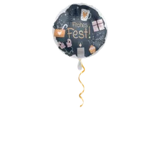 Frohes Fest Tasse Kerze Ballon - 43cm