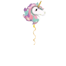 Shape Hippie Einhorn Ballon - 81 cm