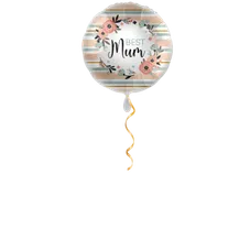 Best Mum Blumen Ballon - 43cm