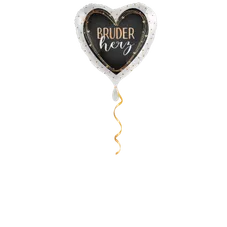 Bruder Herz Ballon - 43cm