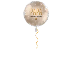 Papa du bist mein Superstar Ballon - 43cm