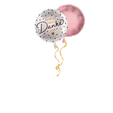 Danke sagen Ballon-Set