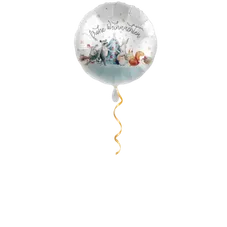 Frohe Weihnachten Waldtiere Ballon - 43cm