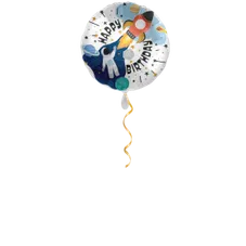Happy Birthday Rakete Ballon - 43cm