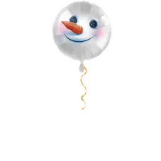 Schneemann Ballon - 43cm