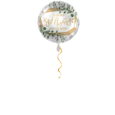 Konfirmation Glückwünsche Ballon - 43cm