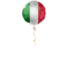 Italien Flagge Ballon - 43cm
