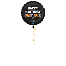 Happy Birthday Fart Face Ballon - 46cm