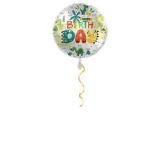 Dinoland Happy Birthday Ballon - 43 cm