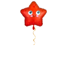 Seestern rot Ballon - 50 cm