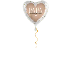Papa ich hab Dich lieb Ballon - 43 cm.