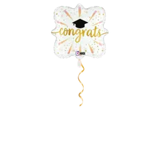Congrats Abschluss Ballon - 46cm