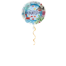 Unterwasserwelt Geburtstag Ballon - 43cm