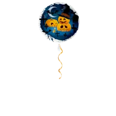 Fröhlicher Kürbis Ballon - 43cm