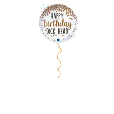 Happy Birthday Dick Head Ballon - 46cm