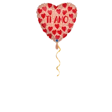 Ti Amo Herzen Ballon - 46cm IT