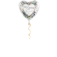 Mr & Mrs für immer Ballon - 43cm