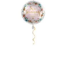 Firmung Blumen Ballon - 43 cm