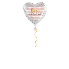 Omi hab dich Lieb Herz Ballon - 43cm