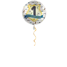 Polizei Zahl 1 Ballon - 43 cm