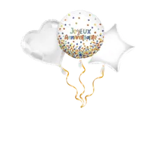 Joyeux Anniversaire Konfetti Ballon-Set 