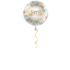 Happy Birthday Rainbow Ballon - 43cm