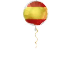 Spanien Flagge Ballon - 43cm