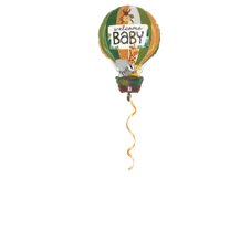 Willkommen Baby Tiere Jungel Ballon - 76 cm