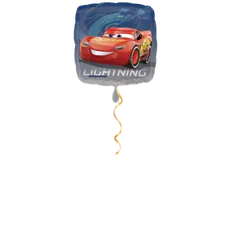 Cars Lightning McQueen Quadrat Ballon - 43cm