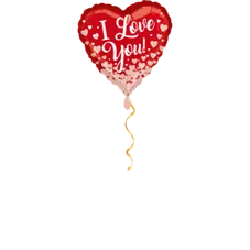 I love you Herz Ballon - 43 cm