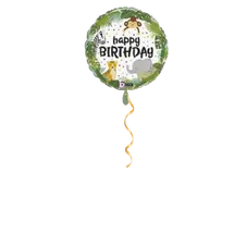 Jungle Happy Birthday Ballon - 46cm