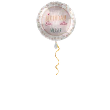 Happy Birthday Ein Jahr älter Ballon - 43cm