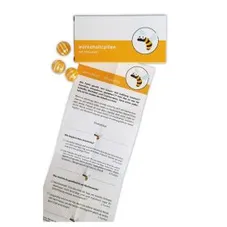 Workaholicpillen mit witzigem Beipackzettel