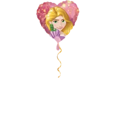 Rapunzel mit Frosch Ballon - 43cm