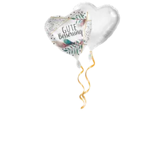 Gute Besserung Herz Ballon-Set