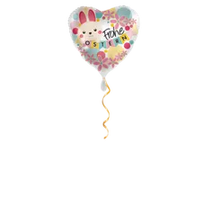 Frohe Ostern Häschen Ballon - 43cm